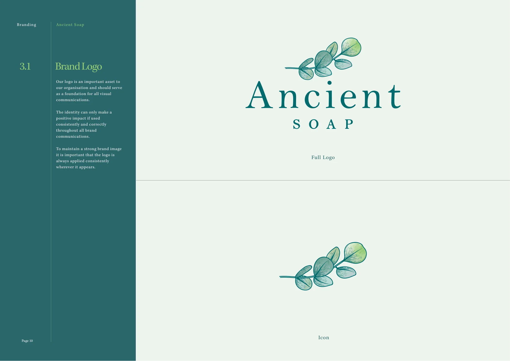 Ancient Soap brand identity 2